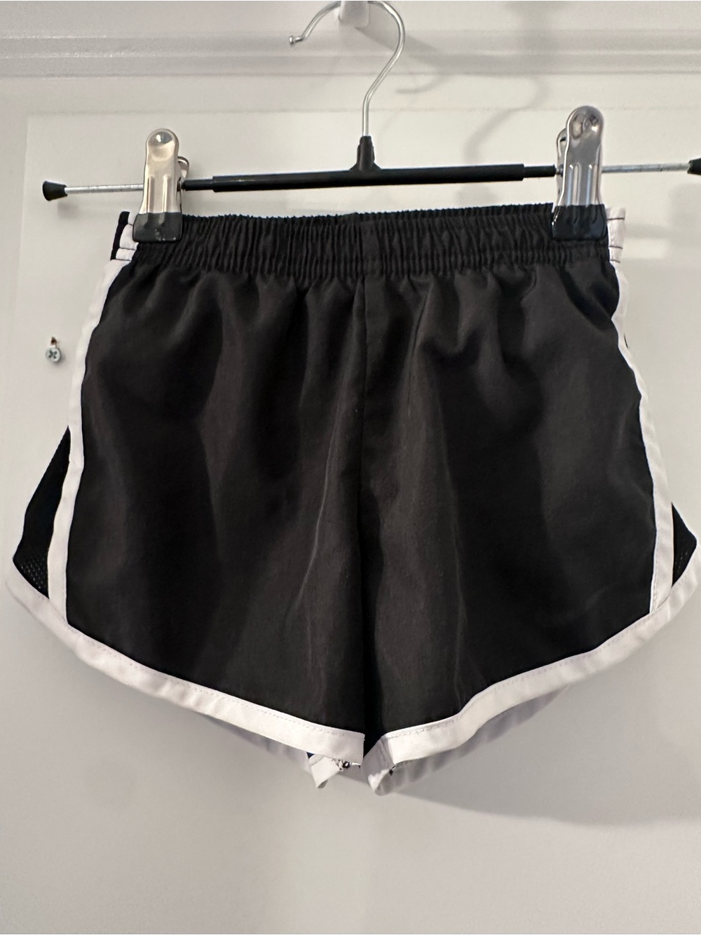 Nike Black Athletic Shorts with White Trim